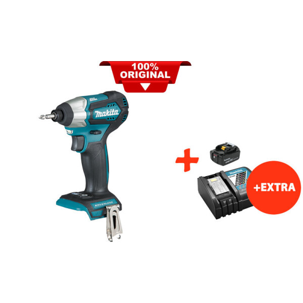 

Аккумуляторный ударный шуруповерт Makita DTD155Z+акк.18V 5 Ah+быстрозарядное ЗУ (DTD155RT)