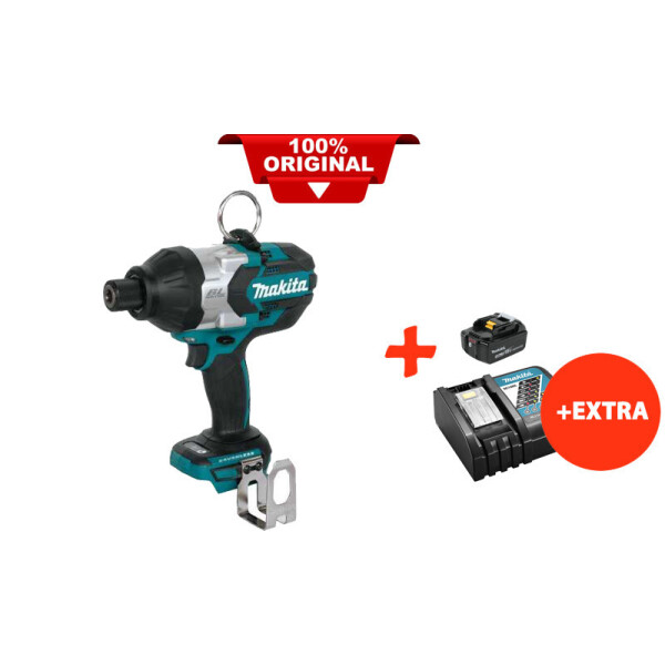 

Аккумуляторный гайковерт Makita DTW800Z+акк.18V 5 Ah+быстрозарядное ЗУ (DTW800RT)