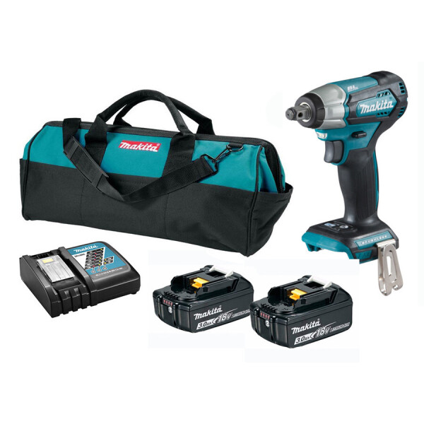 

Аккумуляторный ударный гайковерт Makita DTW181RFB + 2 акб 18 V 3 Ah + з/у + сумка