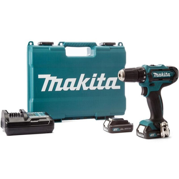 

Аккумуляторная ударная дрель-шуруповерт Makita HP333DWAE + 2 акб 12 V 2 Ah + з/у + кейс