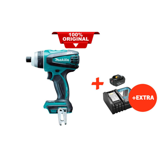 

Аккумуляторный ударный шуруповерт Makita DTP141Z+акк.18V 5 Ah+быстрозарядное ЗУ (DTP141RT)