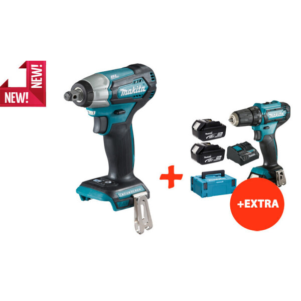 

Аккумуляторный ударный гайковерт Makita DTW181Z+аккумуляторный шуруповерт Makita DF333DNX10 (DTW181REX10)