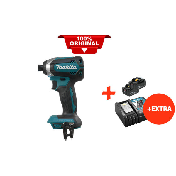 

Аккумуляторный ударный шуруповерт Makita DTD153Z+2 акк.18V 5 Ah+быстрозарядное ЗУ (DTD153RT2)