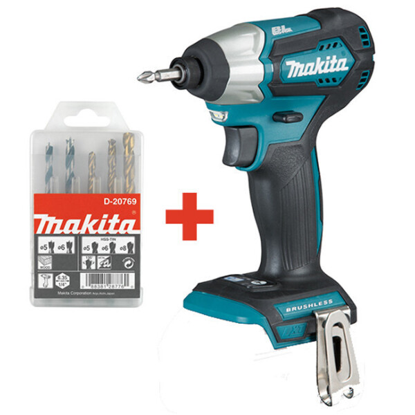 

Аккумуляторный ударный винтовёрт Makita DTD155Z (без АКБ) + набор сверл (DTD155ZX)