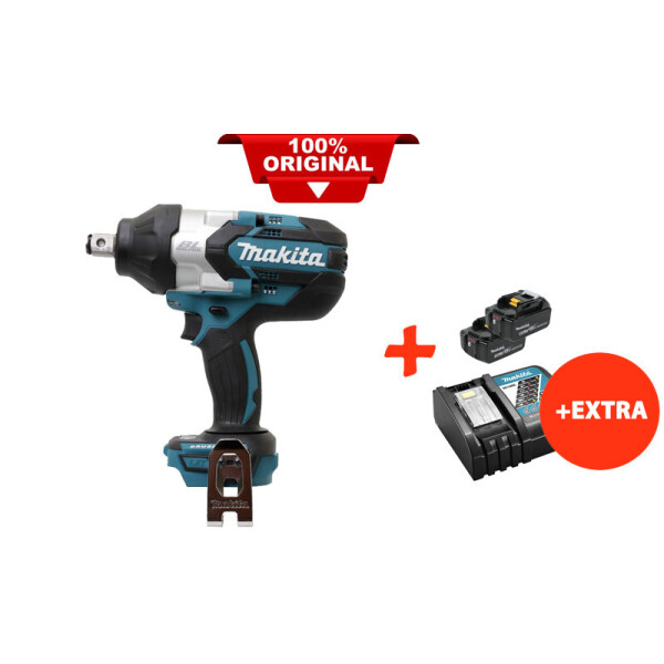 

Аккумуляторный гайковерт Makita DTW1001Z+2 акк.18V 5 Ah+быстрозарядное ЗУ (DTW1001RT2)