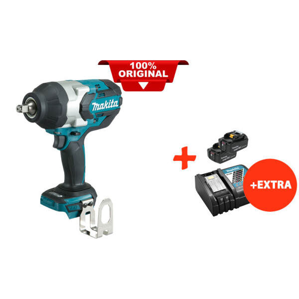 

Аккумуляторный гайковерт Makita DTW1002Z+2 акк.18V 5 Ah+быстрозарядное ЗУ (DTW1002RT2)