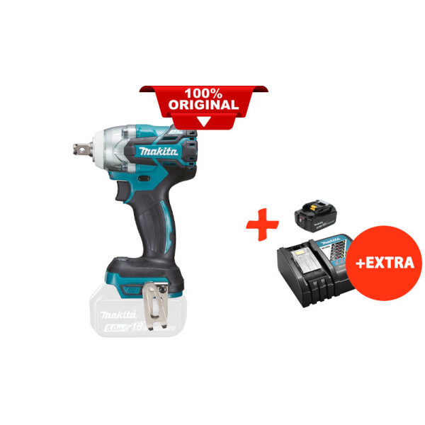 

Аккумуляторный ударный гайковерт Makita DTW285Z+акк.18V 5 Ah+быстрозарядное ЗУ (DTW285RT)