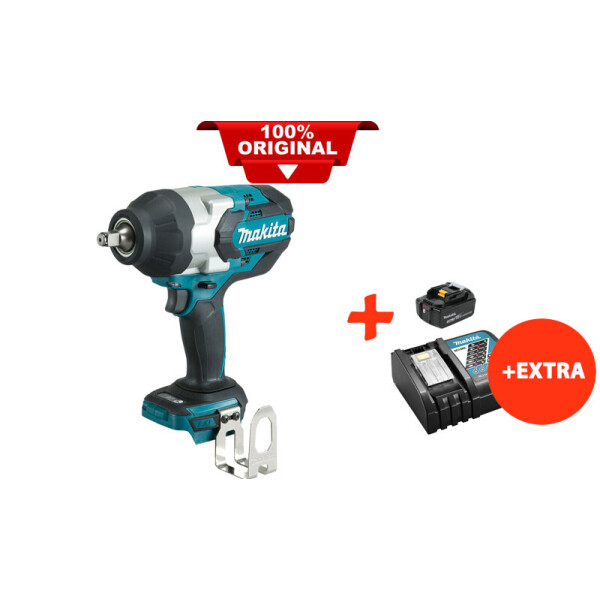 

Аккумуляторный гайковерт Makita DTW1002Z+акк.18V 5 Ah+быстрозарядное ЗУ (DTW1002RT)