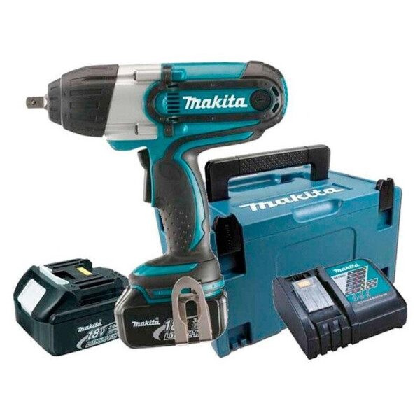 

Аккумуляторный гайковерт Makita DTW450RFJ + 2 акб 18 V 3 Ah + з/у + MakPac