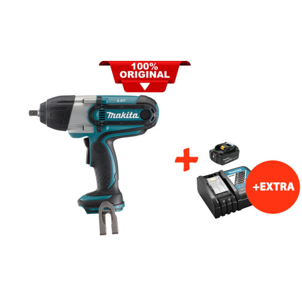 

Аккумуляторный гайковерт Makita DTW450Z+акк.18V 5 Ah+быстрозарядное ЗУ (DTW450RT)