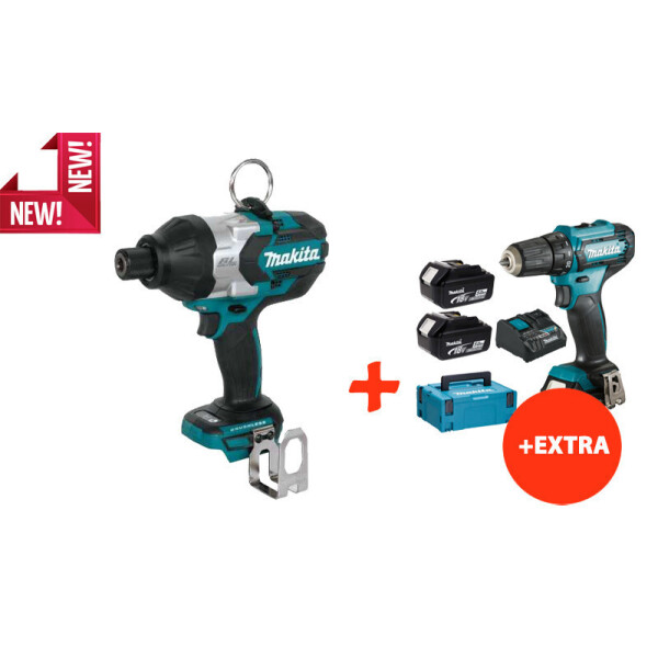 

Аккумуляторный гайковерт Makita DTW800Z+аккумуляторный шуруповерт Makita DF333DNX10 (DTW800REX10)