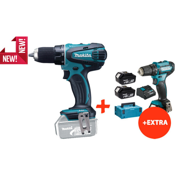 

Аккумуляторная дрель-шуруповерт Makita DDF456Z+аккумуляторный шуруповерт Makita DF333DNX10 (DDF456REX10)