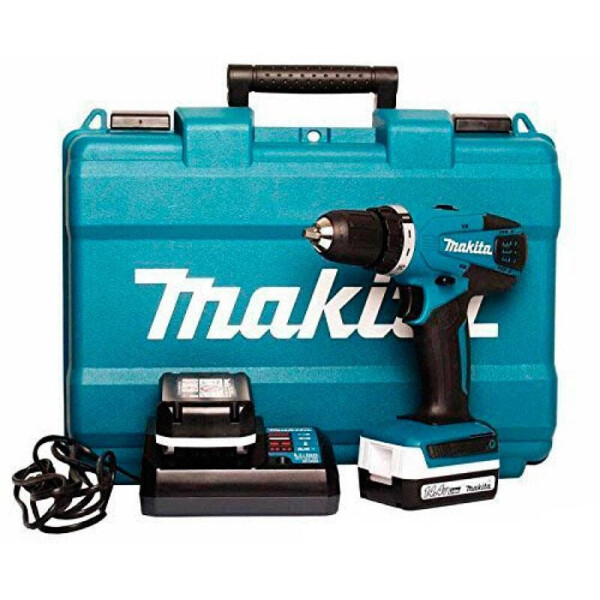 

Аккумуляторный шуруповерт Makita DF347DWE + 2 акб BL1415G 14.4 V 1.5 Ah + з/у DC18WA + кейс