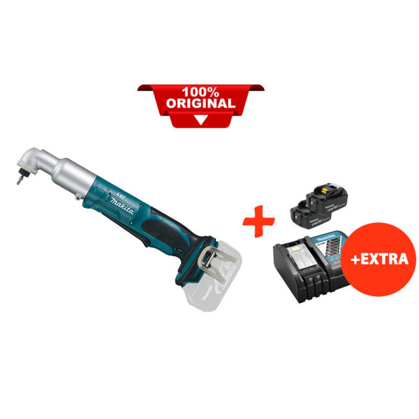 

Аккумуляторный угловой шуруповерт Makita DTL061Z+2 акк.18V 5 Ah+быстрозарядное ЗУ (DTL061RT2)