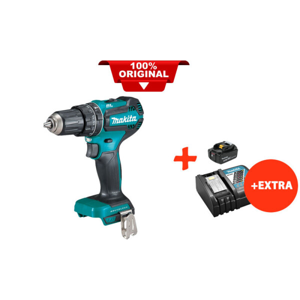 

Аккумуляторный ударный шуруповерт Makita DHP485Z+акк.18V 5 Ah+быстрозарядное ЗУ (DHP485RT)