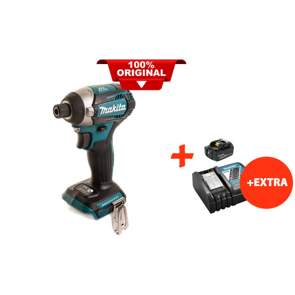 

Аккумуляторный ударный шуруповерт Makita DTD154Z+акк.18V 5 Ah+быстрозарядное ЗУ (DTD154RT)