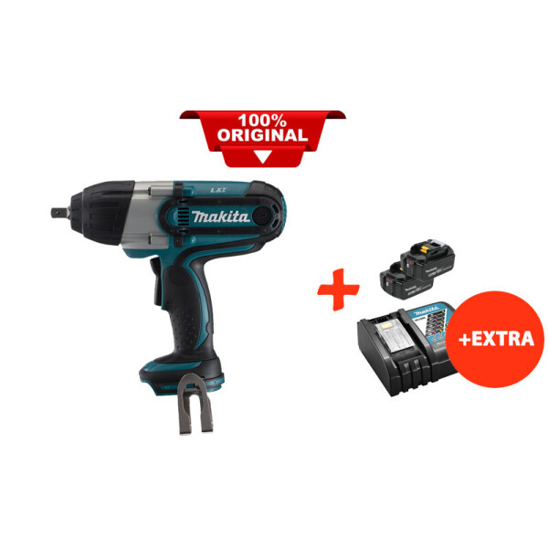 

Аккумуляторный гайковерт Makita DTW450Z+2 акк.18V 5 Ah+быстрозарядное ЗУ (DTW450RT2)