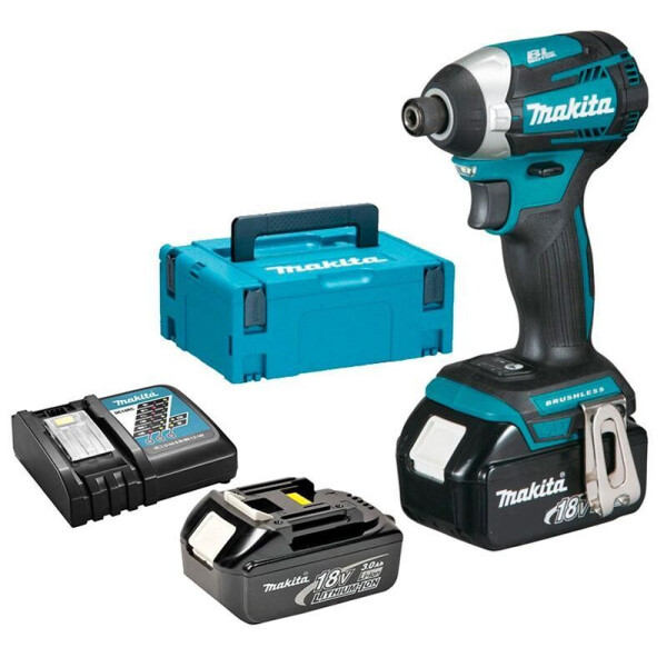 

Аккумуляторный ударный шуруповерт Makita DTD170RFJ + 2 акб BL1830B 18 V 3 Ah + з/у DC18RC + MakPac