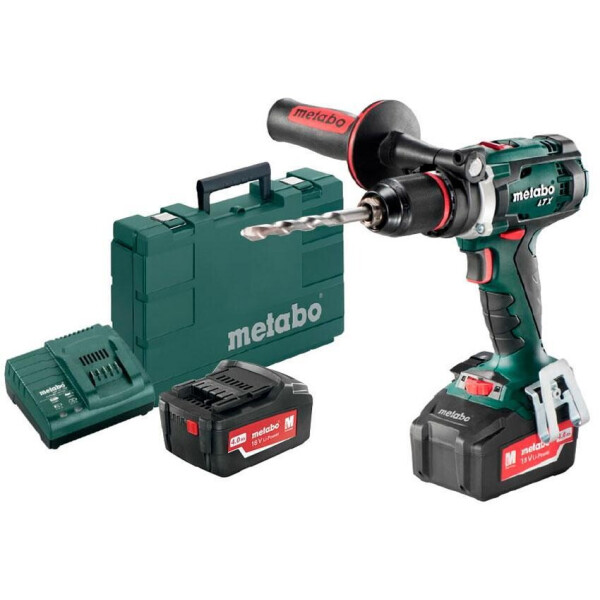 

Аккумуляторный шуруповерт Metabo BS 18 LTX Impuls + 2 акб 18 V 4 Ah + з/у + кейс (602191500)