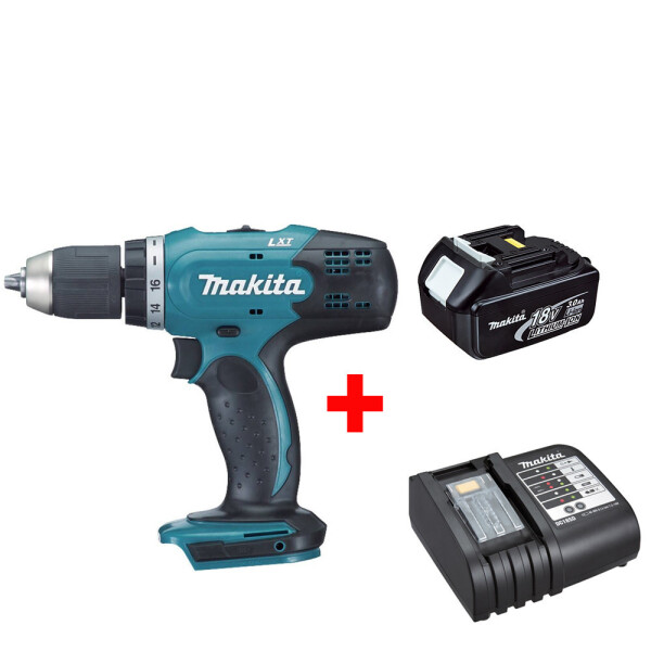 

Аккумуляторная дрель-шуруповерт Makita DDF453Z+акк.18V 3 Ah+ЗУ