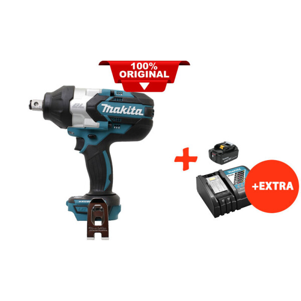 

Аккумуляторный гайковерт Makita DTW1001Z+акк.18V 5 Ah+быстрозарядное ЗУ (DTW1001RT)