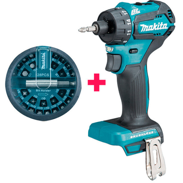 

Аккумуляторный шуруповерт Makita DDF083Z (без АКБ) + набор бит (DDF083ZX)