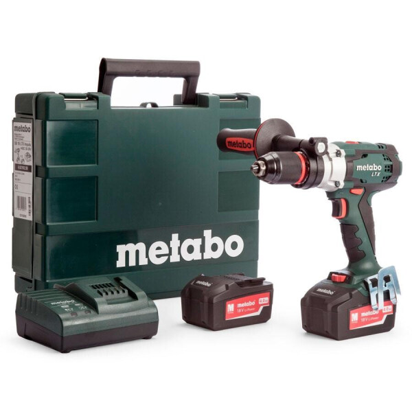 

Аккумуляторный ударный шуруповерт Metabo SB 18 LTX Impuls + 2 акб 18 V 4 Ah + з/у + кейс (602192500)