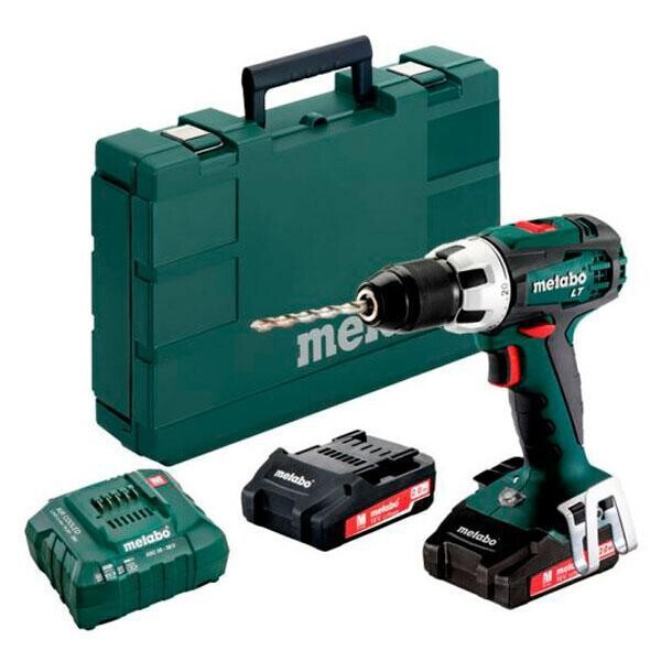 

Аккумуляторный ударный шуруповерт Metabo SB 18 LT Compact + 2 акб 18 V 2 Ah + з/у ASC 55 + кейс (602103510)