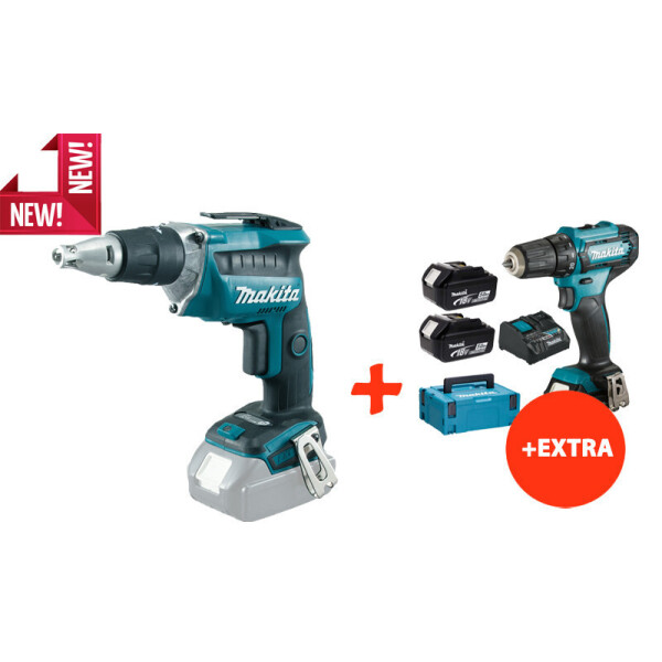 

Аккумуляторный шуруповерт Makita DFS452Z+аккумуляторный шуруповерт Makita DF333DNX10 (DFS452REX10)