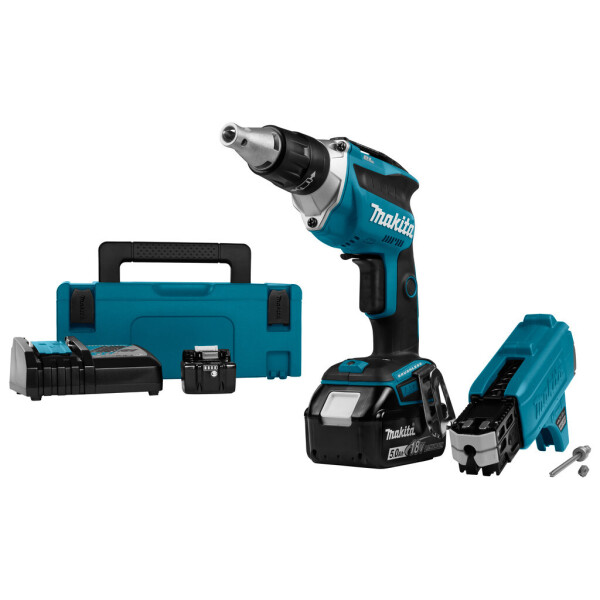 

Аккумуляторный бесщеточный шуруповерт Makita DFS452TJX2