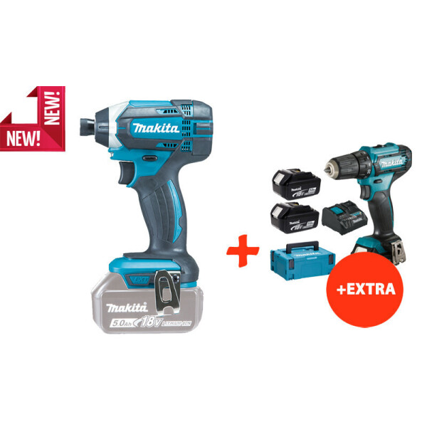 

Аккумуляторный ударный шуруповерт Makita DTD152Z+аккумуляторный шуруповерт Makita DF333DNX10 (DTD152REX10)