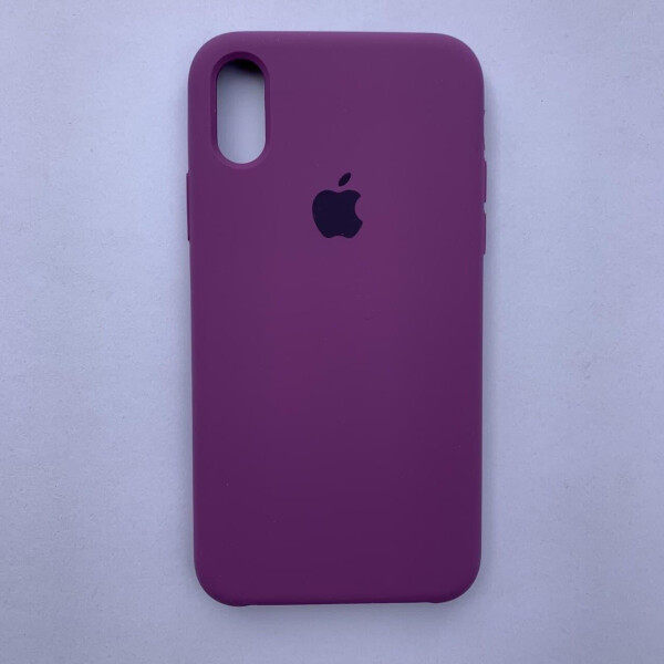 

Накладка Silicone Case для Apple iPhone X iPhone XS Purple