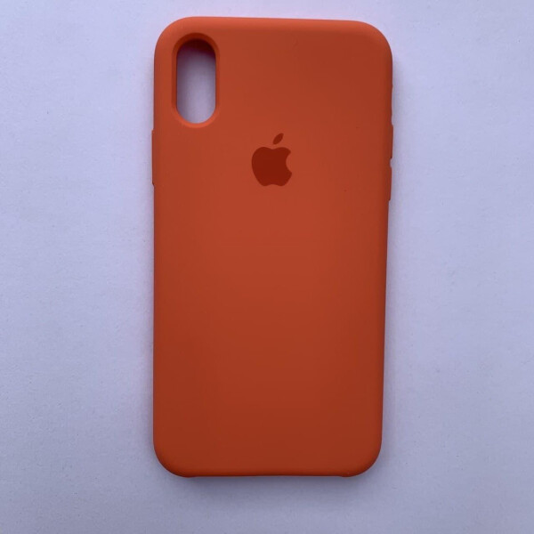 

Накладка Silicone Case для Apple iPhone X iPhone XS Apricot Orange