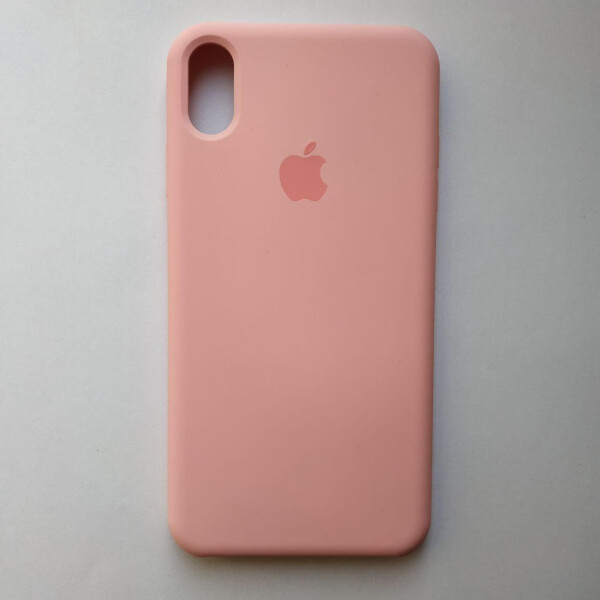 

Накладка Silicone Case для Apple iPhone XS Max Rose pink