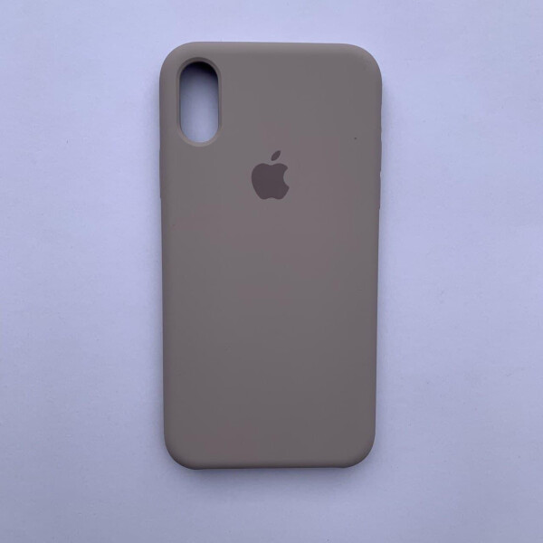 

Накладка Silicone Case для Apple iPhone X iPhone XS Lavender