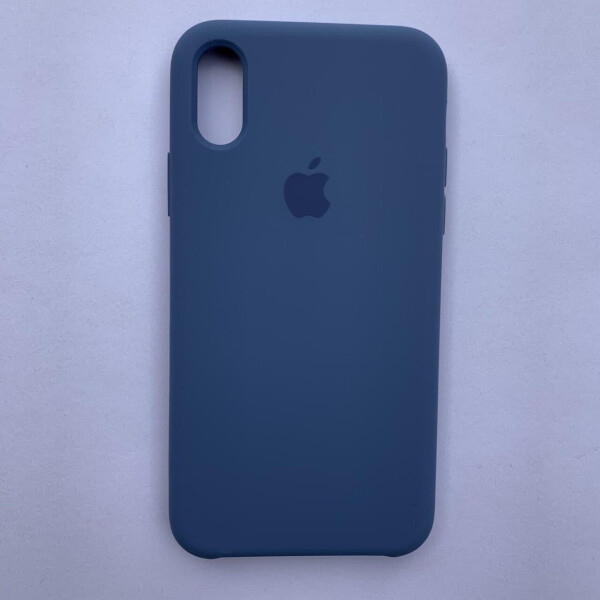 

Накладка Silicone Case для Apple iPhone X iPhone XS Vivid Blue