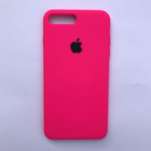 

Накладка Silicone Case для Apple iPhone 7 Plus iPhone 8 Plus Neon pink