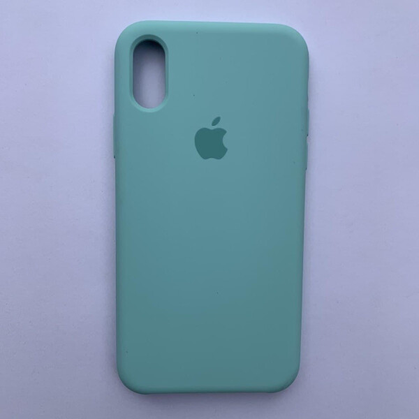 

Накладка Silicone Case для Apple iPhone X iPhone XS Marine Green