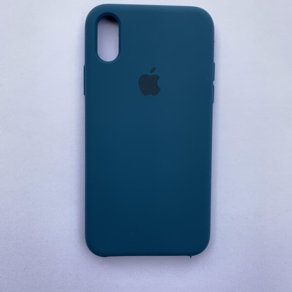 

Накладка Silicone Case для Apple iPhone X iPhone XS Cosmos Blue