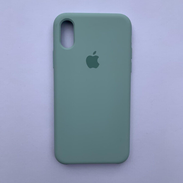 

Накладка Silicone Case для Apple iPhone X iPhone XS Ice blue