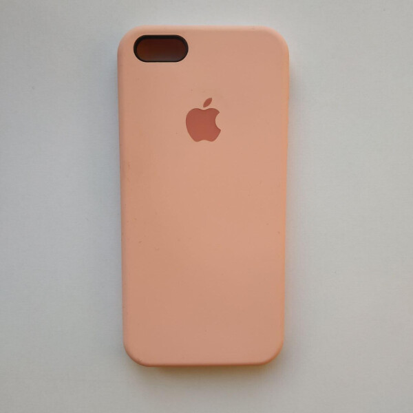 

Накладка Silicone Case для Apple iPhone 5 iPhone 5S iPhone SE Pink