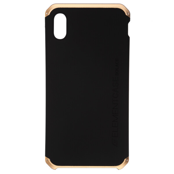 

Чехол накладка TPU Armorstandart Element для iPhone XS Max Black/Gold (ARM53412)