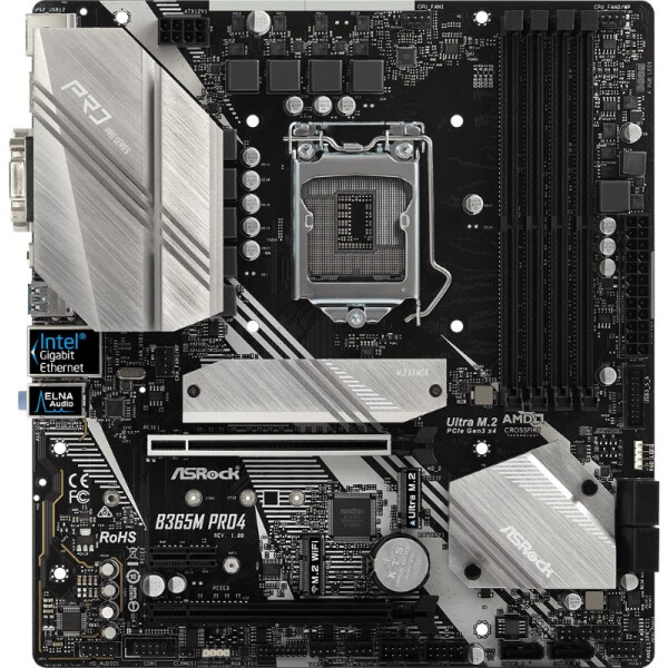 

Материнская плата ASRock B365M Pro4 Socket 1151
