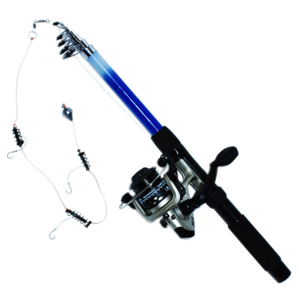 

Набор для начинающего рыбака BratFishing 2.1 м + Катушка Legand Kon-Tiki FD200