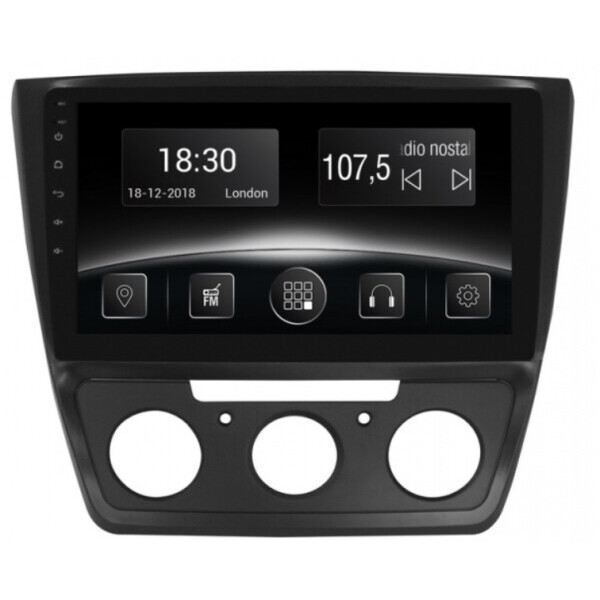 

Штатная магнитола Gazer CM6510-5LM Skoda Yeti (5L) - manual condi tioner (2009-2013)