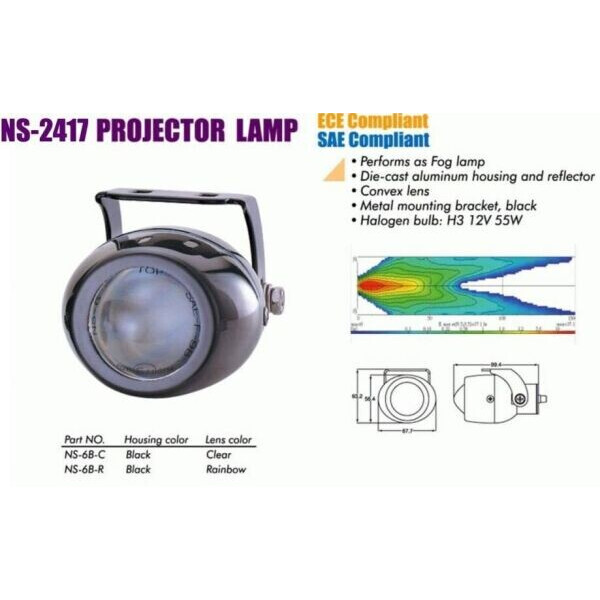 

Фары дополнительные Sirius NS-2417 B-C