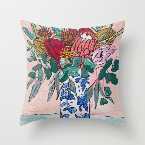 

Подушка декоративная для дивана Риша Мясов с рисунком Australian Native Bouquet of Flowers after Matisse 40х40 см (pod00094)