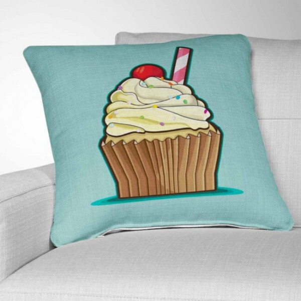 

Подушка декоративная с рисунком Cupcake 2 45х45 см (pod00010)