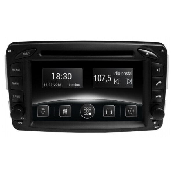 

Штатная магнитола Gazer CM5007-W163 Mercedes A (W168). C (W203). E (W210). CLK(W209)