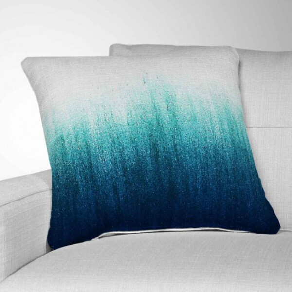 

Подушка декоративная с рисунком Teal Ombré 45х45 см (pod00039)